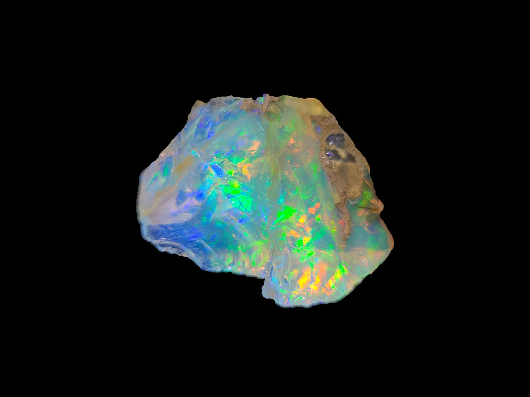 38.4g Rainbow Crystal Water Opal
