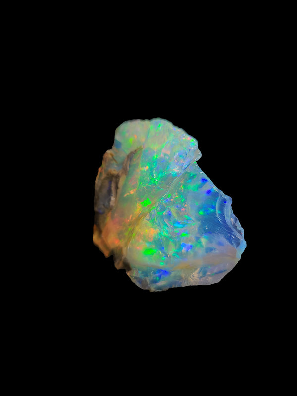 38.4g Rainbow Crystal Water Opal